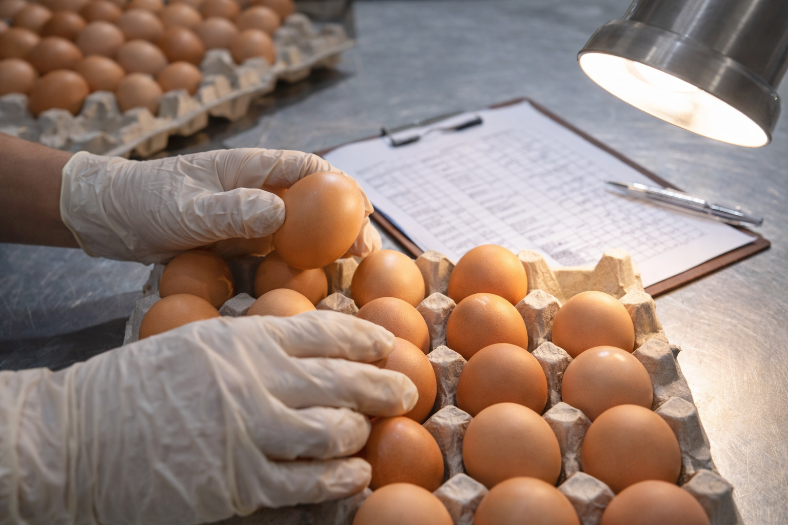 Egg grading and inspection